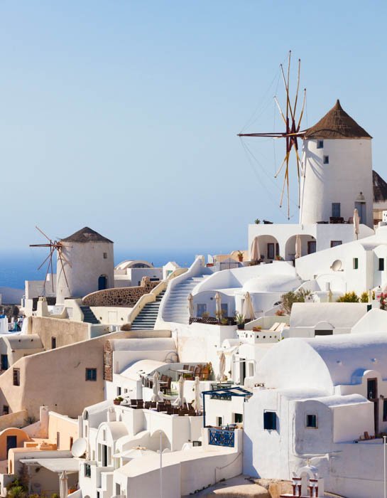 Travel photography image of a Greek city