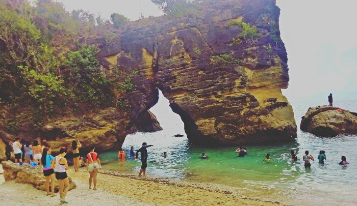 Ungab Rock Formation Mongpong Island Maniwaya Marinduque